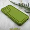 قاب گوشی Galaxy A14 سامسونگ طرح سیلیکونی Solid جدید محافظ لنزدار سبز فسفری کد 1019