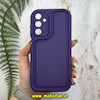 قاب گوشی Galaxy A25 سامسونگ طرح سیلیکونی Solid جدید محافظ لنزدار بنفش کد 283