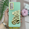 قاب گوشی Xiaomi Redmi Note 11 Pro 4G Global - Redmi Note 11 Pro 5G Global - Redmi Note 11E Pro 5G - Redmi Note 12 Pro 4G شیائومی سیلیکونی ژله ای سه بعدی برجسته گلد لاین طرح خرس تدی سبز پاستلی کد 1146