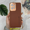 قاب گوشی Xiaomi Redmi Note 12 4G شیائومی طرح چرمی کلاسیک HARD یانگ کیت YOUNG KIT متال کیس محافظ لنز دار قهوه ای کد 715