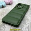 قاب گوشی Redmi Note 13 Pro Plus شیائومی سیلیکون ژله ای  پافر PC زیر بسته محافظ لنز دار سبز کد 158