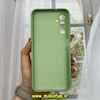 قاب گوشی Galaxy M14 سامسونگ سیلیکونی های کپی زیربسته محافظ لنز دار سبز روشن کد 23