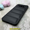 قاب گوشی Galaxy S8 Plus سامسونگ سیلیکون ژله ای  پافر PC زیر بسته محافظ لنز دار مشکی کد 30417