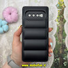 قاب گوشی Galaxy S10 Plus سامسونگ سیلیکون ژله ای  پافر PC زیر بسته محافظ لنز دار مشکی کد 30413