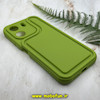 قاب گوشی Redmi 13C - Poco C65 شیائومی طرح سیلیکونی Solid جدید محافظ لنزدار سبز فسفری کد 388