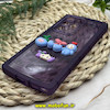 قاب گوشی Galaxy S22 Ultra سامسونگ طرح ژله ای شفاف بالشتی سه بعدی عروسکی محافظ لنز دار بنفش تیره کد 487