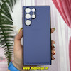 قاب گوشی  Galaxy S22 Ultra سامسونگ اورجینال چرمی Leather Case لدر کیس Q Series بنفش کد 491