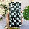 قاب گوشی Galaxy A04 - Galaxy M13 5G سامسونگ پشت گلس شیشه ای طرح شطرنجی کد 379