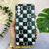 قاب گوشی Galaxy A13 4G - Galaxy A04S سامسونگ پشت گلس شیشه ای طرح شطرنجی کد 327