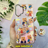 قاب گوشی Galaxy A13 4G سامسونگ طرح آکواریومی اورجینال مدل خرسی پاپ سوکت دار کد 1025