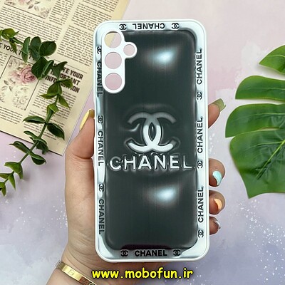 قاب گوشی Galaxy A14 سامسونگ پشت گلس شیشه ای طرح شنل CHANEL کد 1027