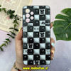 قاب گوشی Galaxy A32 4G سامسونگ پشت گلس شیشه ای طرح شطرنجی کد 1349