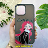 قاب گوشی iPhone 14 Pro Max آیفون فانتزی ژله ای اورجینال پیکسل FOCUS CASE PIXEL طرح دخترونه کد 406