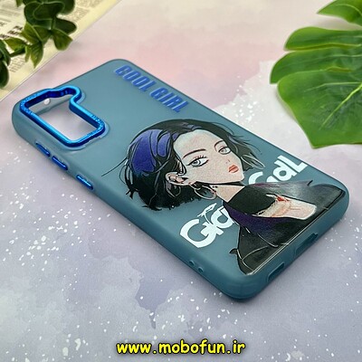 قاب گوشی Galaxy S21 FE سامسونگ فانتزی ژله ای اورجینال پیکسل FOCUS CASE PIXEL طرح دخترونه کد 1173