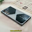 قاب گوشی Galaxy S24 Ultra سامسونگ اورجینال لاکچری دیزاین PHONE CASE محافظ لنزدار مشکی طوسی کد 260