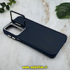 قاب گوشی Galaxy A15 سامسونگ اورجینال متال کیس Metal اورجینال CASE PRO طرح چرمی اورجینال اوزاکی OZAKI دور سیلیکونی استندشو سرمه ای کد 10542