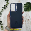 قاب گوشی Galaxy A15 سامسونگ اورجینال متال کیس Metal اورجینال CASE PRO طرح چرمی اورجینال اوزاکی OZAKI دور سیلیکونی استندشو سرمه ای کد 10542