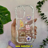 قاب گوشی Galaxy A24 سامسونگ اورجینال ژله ای اکلیلی شفاف عروسکی برجسته محافظ لنز دار کد 10554