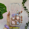 قاب گوشی Galaxy A24 سامسونگ اورجینال ژله ای اکلیلی شفاف عروسکی برجسته محافظ لنز دار کد 10556