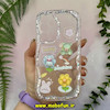 قاب گوشی Galaxy A35 سامسونگ اورجینال ژله ای اکلیلی شفاف عروسکی برجسته محافظ لنز دار کد 10591