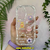 قاب گوشی Galaxy A35 سامسونگ اورجینال ژله ای اکلیلی شفاف عروسکی برجسته محافظ لنز دار کد 10592