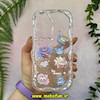 قاب گوشی Galaxy A35 سامسونگ اورجینال ژله ای اکلیلی شفاف عروسکی برجسته محافظ لنز دار کد 10593