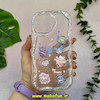 قاب گوشی iPhone 13 Pro Max آیفون اورجینال ژله ای اکلیلی شفاف عروسکی برجسته محافظ لنز دار کد 10686