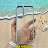 قاب گوشی Galaxy M13 4G - Galaxy M23 5G - Galaxy F23 5G سامسونگ اورجینال متال کیس Metal طرح پشت طلق شفاف دور سیلیکونی آبی کد 10719