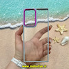 قاب گوشی Galaxy Note 20 Ultra سامسونگ اورجینال متال کیس Metal طرح پشت طلق شفاف دور سیلیکونی آبی کد 10726