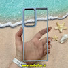 قاب گوشی Galaxy Note 20 Ultra سامسونگ اورجینال متال کیس Metal طرح پشت طلق شفاف دور سیلیکونی آبی کد 10728