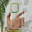 قاب گوشی Redmi Note 13 Pro 4G / Poco M6 Pro 4G / Redmi Note 14S شیائومی اورجینال LUCKY CASE طرح طلقی شیشه ای شفاف کپسولی دکمه کرومی سفید کد 10867