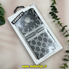 قاب گوشی Honor X9 4G - Honor X9 5G آنر پشت گلس آینه ای CASETIFY طرح لاکچری گوچی GUCCI محافظ لنزدار مشکی کد 20160