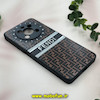 قاب گوشی Honor X9 4G - Honor X9 5G آنر پشت گلس آینه ای CASETIFY طرح لاکچری فندی FENDI محافظ لنزدار مشکی کد 20163