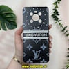 قاب گوشی Honor X9 4G - Honor X9 5G آنر پشت گلس آینه ای CASETIFY طرح لاکچری لویی ویتون LV محافظ لنزدار مشکی کد 20166