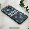 قاب گوشی Honor X9 4G - Honor X9 5G آنر پشت گلس آینه ای CASETIFY طرح لاکچری لویی ویتون LV محافظ لنزدار مشکی کد 20166