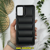 قاب گوشی Galaxy A05 سامسونگ اورجینال سیلیکونی سولید Solid پافر Puffer مشکی کد 10942