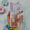 قاب گوشی Galaxy A25 سامسونگ شفاف ژله ای عروسکی برجسته جاکارتی دار محافظ لنز دار کپسولی طرح خرگوش استلا کد 11032