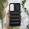 قاب گوشی Galaxy A15 سامسونگ اورجینال سیلیکونی سولید Solid پافر Puffer مشکی کد 10989