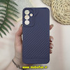 قاب گوشی Galaxy A15 سامسونگ اورجینال GEAR4 سیلیکونی راه راه محافظ لنز دار سرمه ای کد 11006