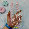 قاب گوشی Galaxy A25 سامسونگ شفاف ژله ای عروسکی برجسته جاکارتی دار محافظ لنز دار کپسولی طرح روباه کد 11034