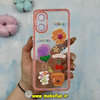 قاب گوشی Redmi 12C - Poco C55 - Redmi 11A شیائومی ژله ای عروسکی برجسته محافظ لنز دار کد 11218