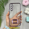 قاب گوشی Galaxy A54 سامسونگ طرح الکتروپلیتینگ ژله ای شفاف اورجینال طرح مگ سیف محافظ لنز دار بنفش کد 11082