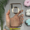 قاب گوشی iPhone X - iPhone XS آیفون طرح الکتروپلیتینگ ژله ای شفاف اورجینال طرح مگ سیف محافظ لنز دار طلایی کد 11149
