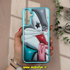 قاب گوشی Galaxy A15 سامسونگ طرح سیلیکونی Solid متالیک طرح دار فانتزی خرگوشی سبزآبی کد 11746