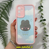 قاب گوشی Galaxy A14 سامسونگ طرح سیلیکونی Solid آینه ای محافظ لنزدار طرح خرگوش صورتی کد 11465