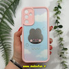 قاب گوشی Galaxy A15 سامسونگ طرح سیلیکونی Solid آینه ای محافظ لنزدار طرح خرگوش صورتی کد 11468