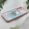 قاب گوشی Galaxy A15 سامسونگ طرح سیلیکونی Solid آینه ای محافظ لنزدار طرح خرگوش صورتی کد 11468