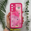 قاب گوشی Galaxy A15 سامسونگ طرح سیلیکونی Solid آینه ای محافظ لنزدار طرح قلب و ستاره سرخابی کد 11470
