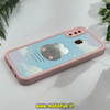 قاب گوشی Galaxy A20 - Galaxy A30 سامسونگ طرح سیلیکونی Solid آینه ای محافظ لنزدار طرح خرگوش صورتی کد 11480