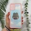 قاب گوشی Galaxy A51 سامسونگ طرح سیلیکونی Solid آینه ای محافظ لنزدار طرح خرگوش صورتی کد 11521